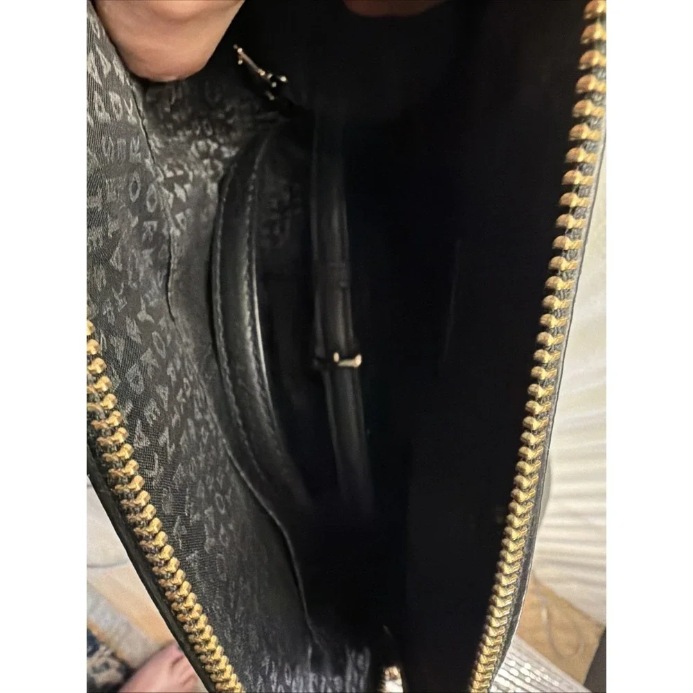 Kate Spade Grove Street Carli Black Leather Dome Satchel